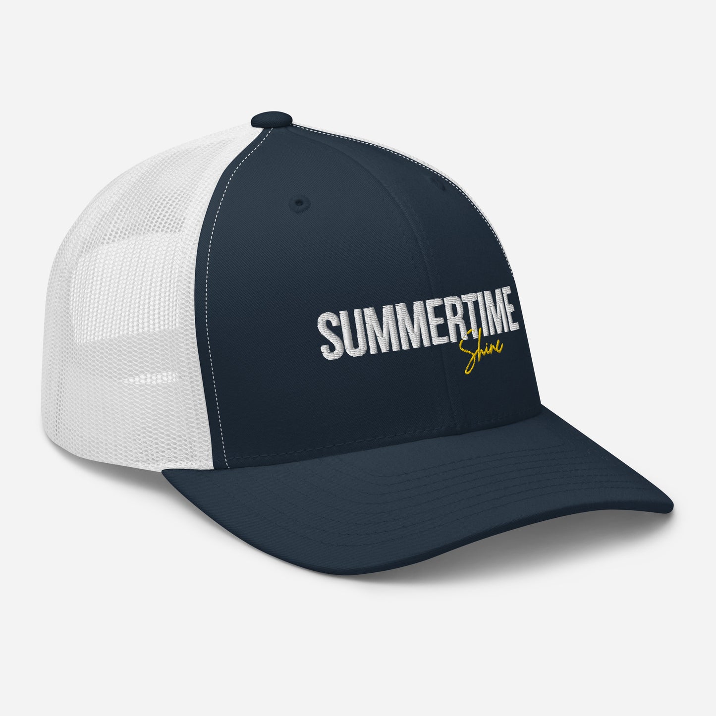 Summertime Shine Embroidered Trucker Cap