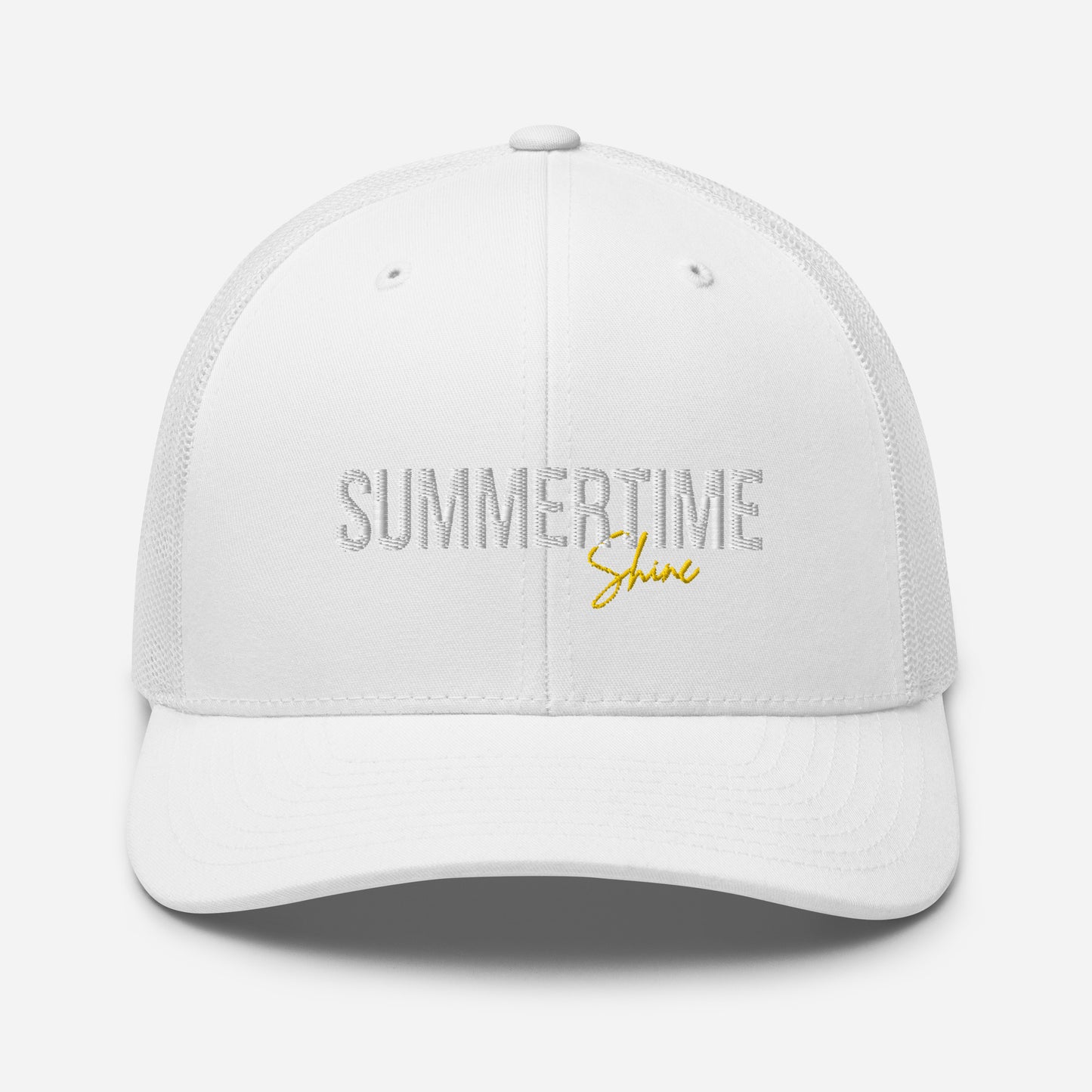 Summertime Shine Embroidered Trucker Cap