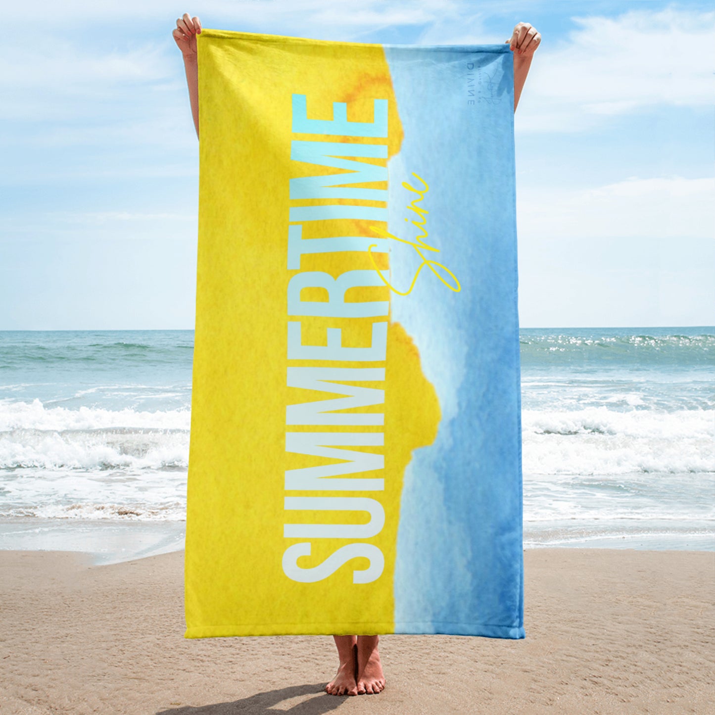 Sun and Sea Beach Towel