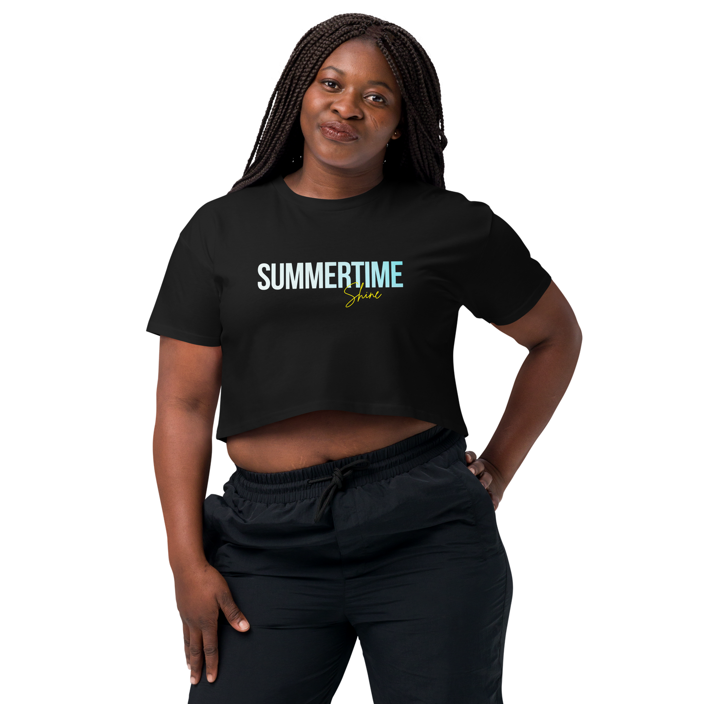 SummerTime Shine Crop Tee