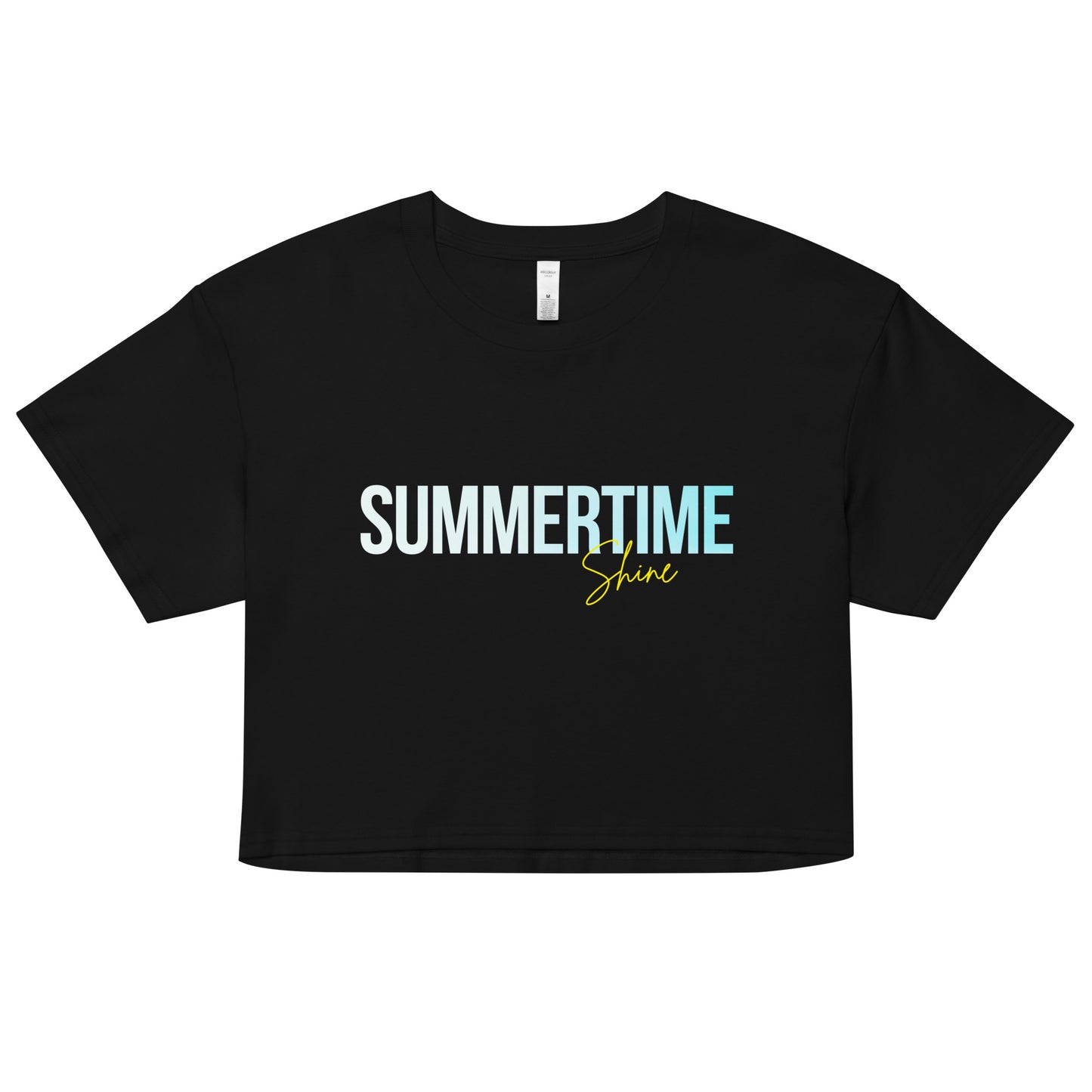 SummerTime Shine Crop Tee