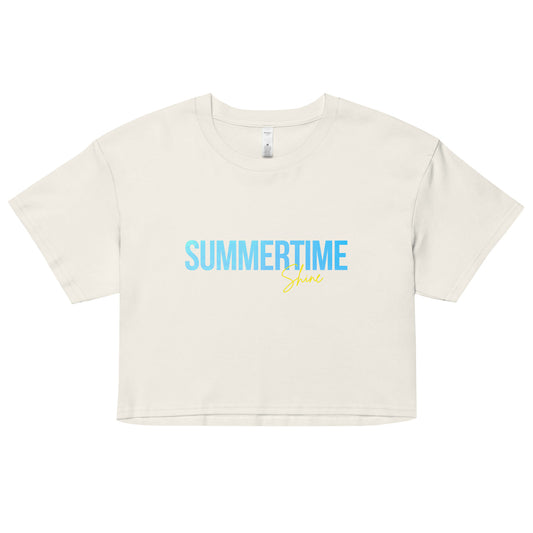 SummerTime Shine Crop Tee