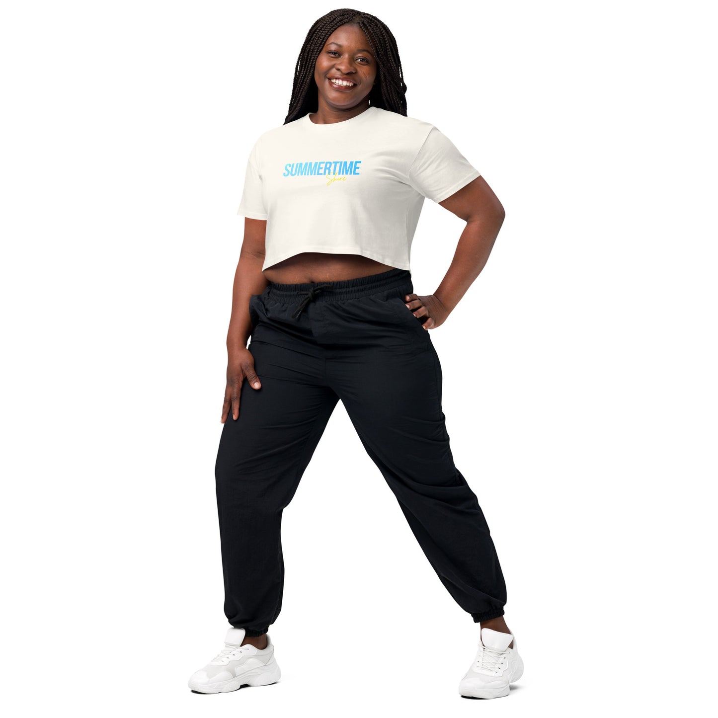 SummerTime Shine Crop Tee
