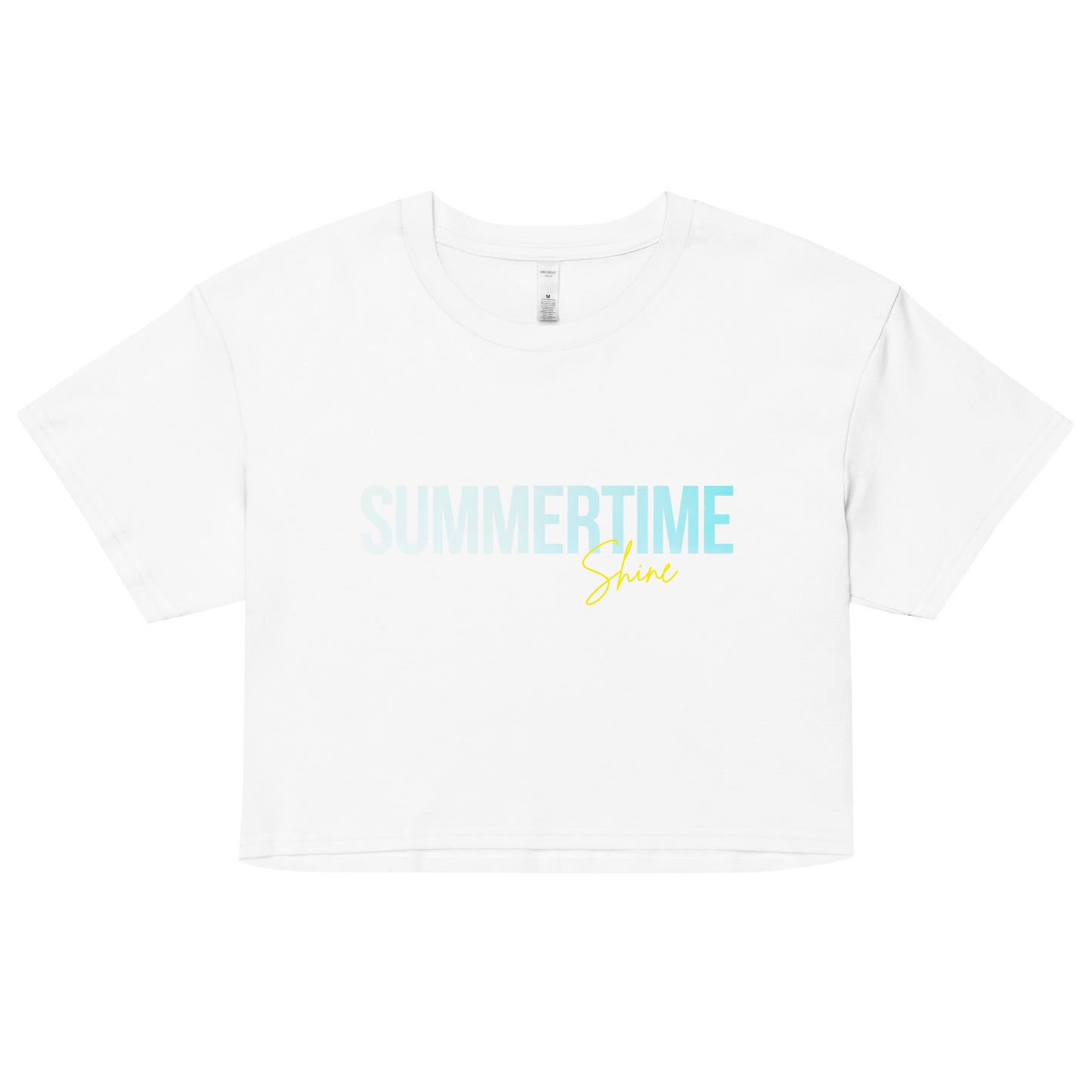 SummerTime Shine Crop Tee